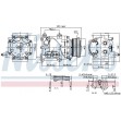 FORD (FIESTA 1.25-1.3-1.4-1.6 BEN-DIZ 01-08 (FUSION) 1.25-1.4-1.6 BEN-DIZ 02-12 (MONDEO) 1.6-1.8-2.0 BENZINLI 96-00 (TRANSIT) 2.0 DIZEL 00-06 ARASI 6PK 95MM OWCOO KOMP 89365 053