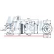 NISSAN (ALMERA II) 1.5 DIZEL 2003-2006 (QASHQAI) 1.5 DIZEL 2006-2013 ARASI 6PK 125MM OWCOO KOMP 89072 446
