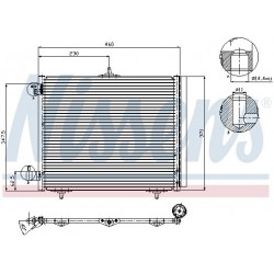 CITROEN C2-C3-C3 AIRCROSS-C4 CACTUS OPEL CROSSLAND X PEUGEOT 2008-207-208 RENAULT TALISMAN 1.2-1.4-1.5-1.6 2006-2022 ARASI 94595 KLIMA RADYATORU